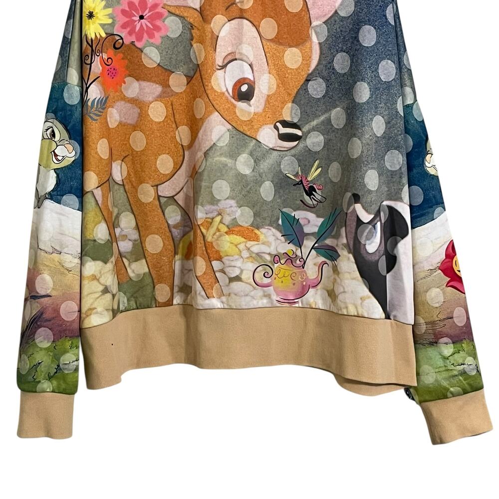 Disney Bambi and Friends Crewneck Sweater Sweatshirt - Picture 3 of 7